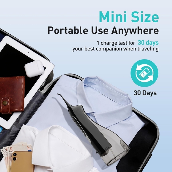 New Cosolus 300ML Cordless Rechargeable Water Flosser for Teeth & Gums! - Picture 7 of 13